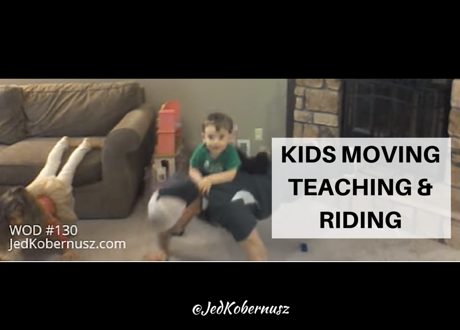 Kids Moving Teaching Riding