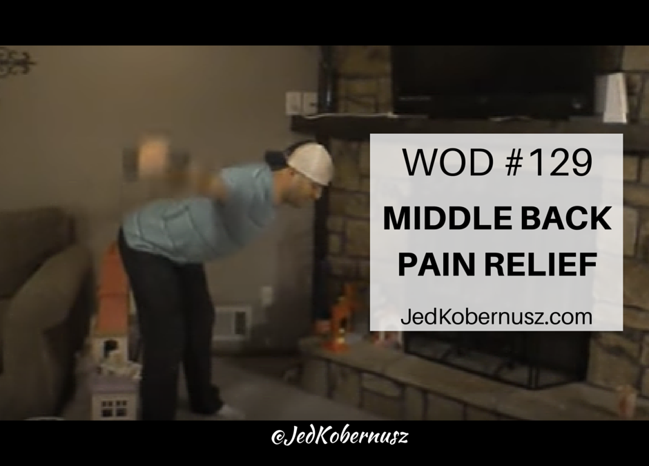 Middle Back Pain Relief