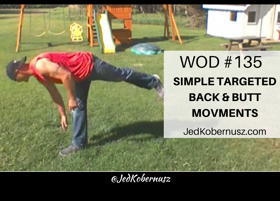 Simple Targeted Butt Back Movements