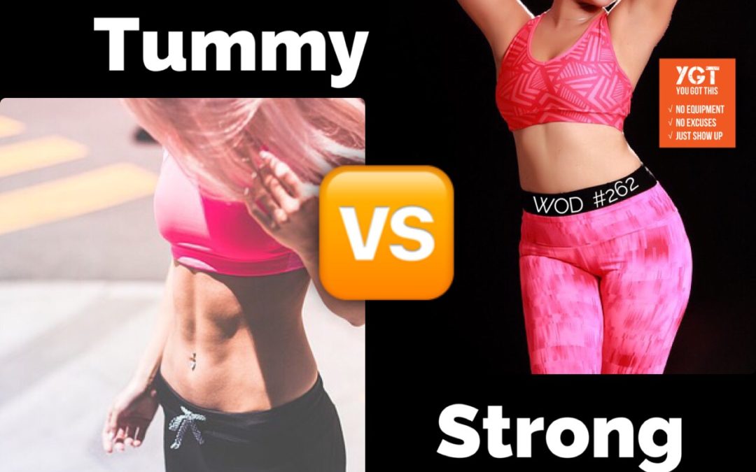 Sexy Flat Tummy Versus Strong Abdomen