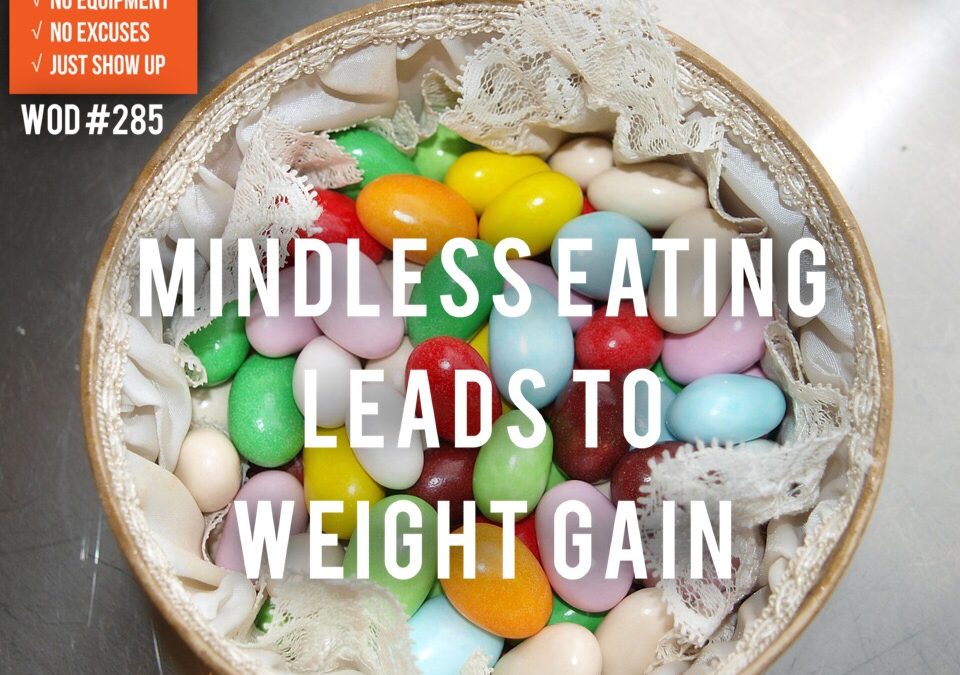 Mindless Eating Leads To Weight Gain