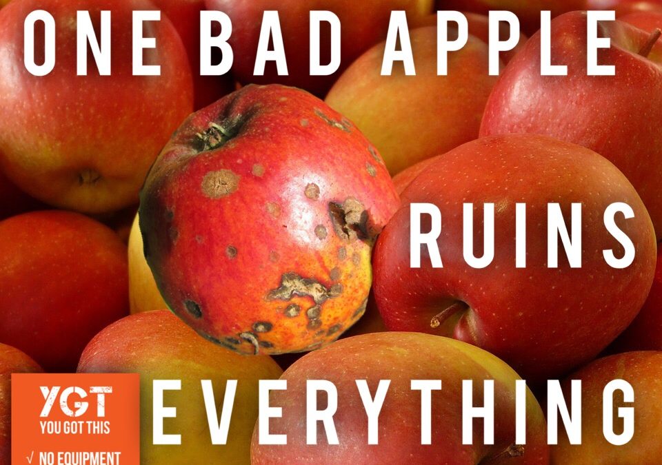 One Bad Apple Ruins Everything