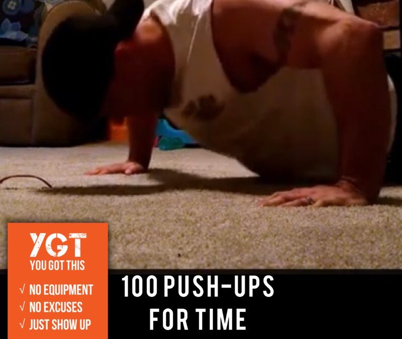 100 Push Ups For Time